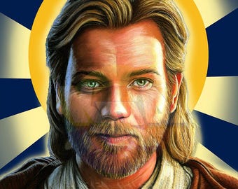 Jesus Kenobi Art Print