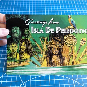 Pirates Isla de Pelegosto 5x7 Art Print