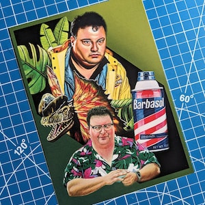 Dennis Nedry Art Print
