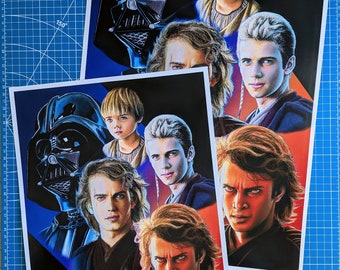 Anakin Skywalker Darth Vader Art Print