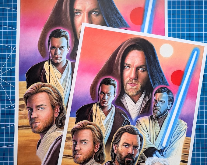 Featured listing image: Obi Wan Art Print