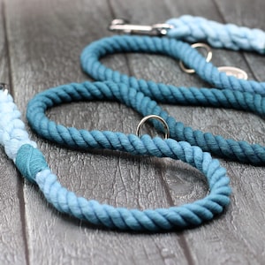 Double Ended Rope Dog Lead 12mm 6FT / Hands Free dog lead / Multi functional dog leash