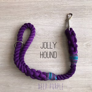 Short Dog Leash Traffic Rope Lead / street lead / street leash / traffic leash / traffic lead / big dog lead