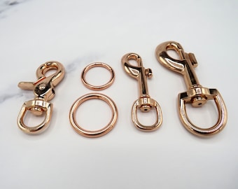 Rose Gold Hardware Add-On / Rose Gold / rose gold dog leash / rose gd dog lead / rose gold lead / rose gold hardware