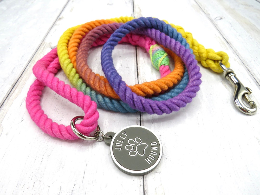Carousel Leash Rope Dog Lead /pink Dog Leash / Rope Lead / Dog Etsy UK