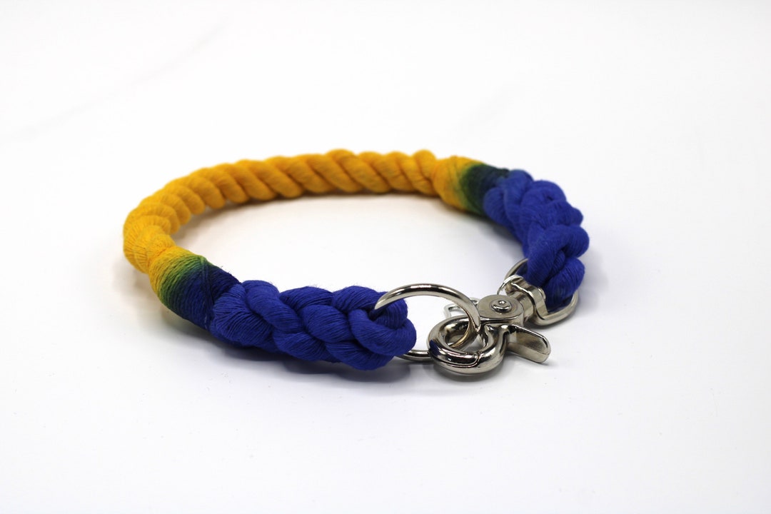 14mm Ombré Dog Collar / Rope Collar / Dog Collar / Large Dog Etsy