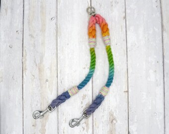 12mm Coupler Dog Lead | double leash | Rope Dog Lead | Multi dog walking
