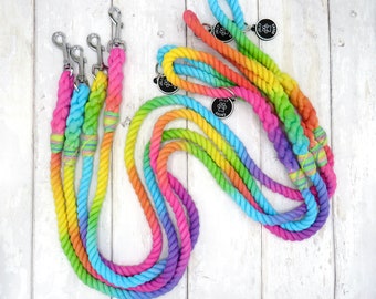 Sprinkles Dog Lead | Dog Leash | Rope Lead | Bright Rope Leash