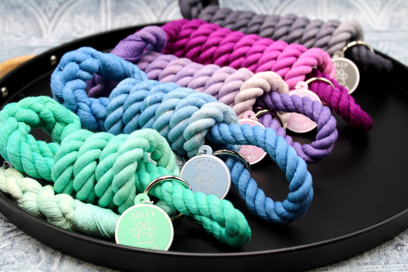 12mm Full Ombré Rope Lead / Dog Leash / Rope Lead / Ombre Etsy