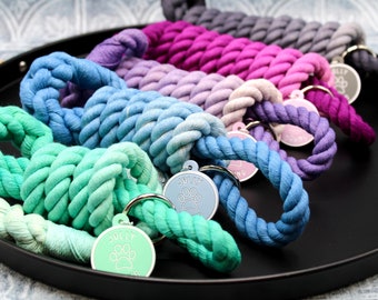 12mm Full Ombré Rope Lead / dog Leash / rope lead / ombre leash / rope lead / rope ombre lead /rope dog leash