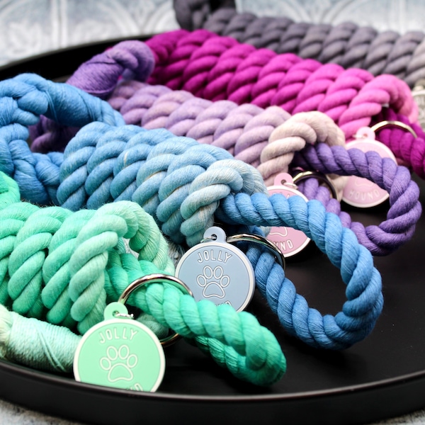 12mm Full Ombré Rope Lead / dog Leash / rope lead / ombre leash / rope lead / rope ombre lead /rope dog leash