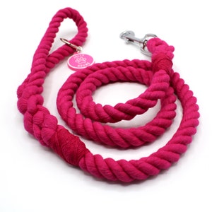 12mm Dog Lead Solid Colour | Rope Leash | Rope Lead | Dog Lead | Rope Dog Leash | Single colour Dog Lead
