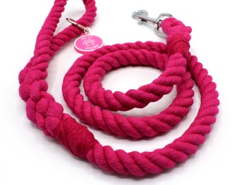 12mm Dog Lead Solid Colour | Rope Leash | Rope Lead | Dog Lead | Rope Dog Leash | Single colour Dog Lead