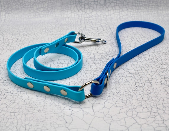 3FT Two Colour Biothane / Vegan Leather Dog Lead / Biothane Lead / Biothane  Dog Leash / Two Colour Lead / Vegan Leather Leash -  Canada