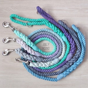 12mm Full Ombré Rope Lead / dog Leash / rope lead / ombre leash / rope lead / rope ombre lead /rope dog leash