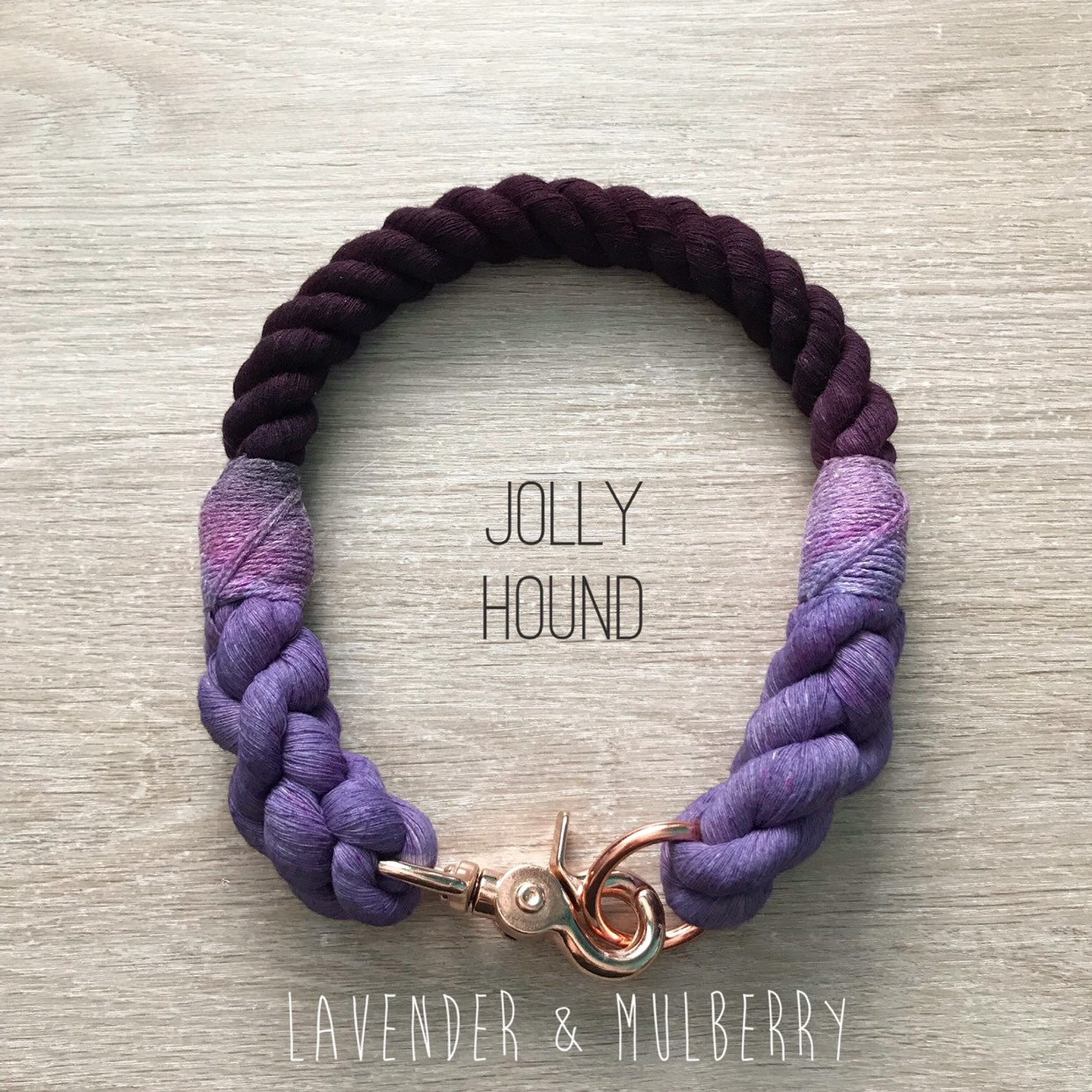 12mm Ombre Dog Collar / Ombré Rope / Dog Collar / Rope Collar Etsy