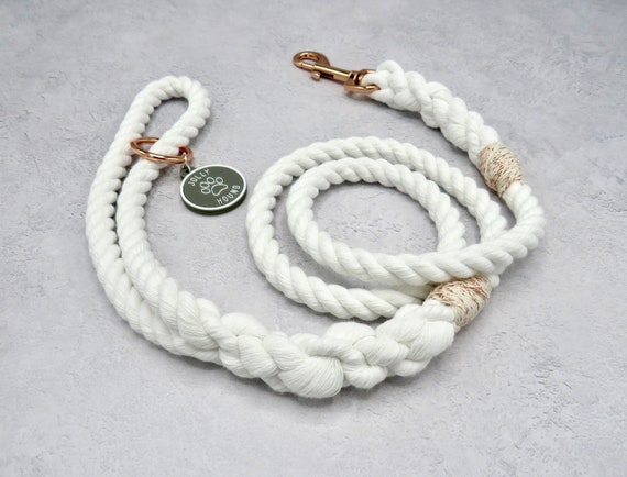 White clearance dog leash
