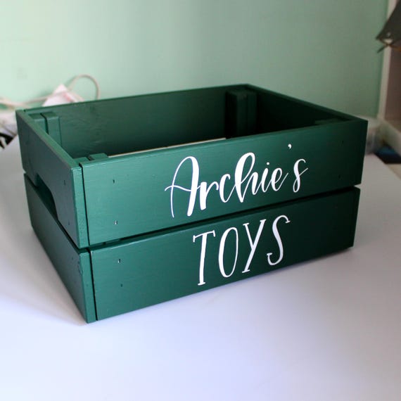Dog Toy Box, Personalised Toy Box, Gifts box for dogs, Puppy Toy Box, Painted wooden Toy Box, Dog Toy Crate