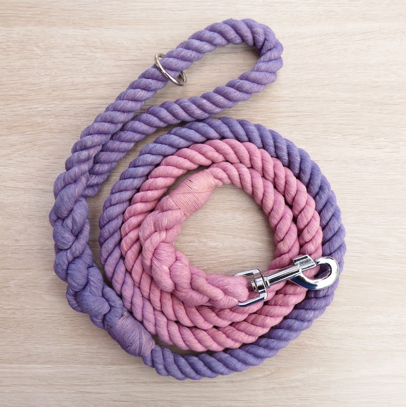 16mm 4 FT Ombré Rope Dog Lead / Rope Lead / Ombre Leash / Etsy