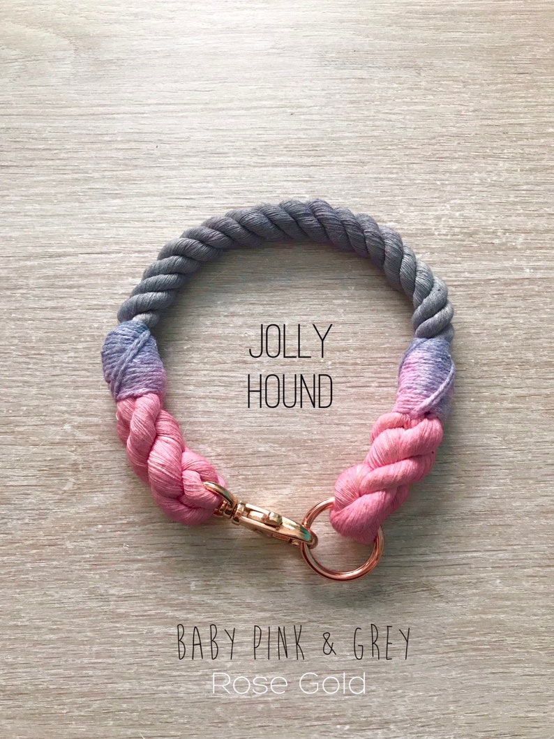 12mm Ombre Dog Collar / Ombré Rope / Dog Collar / Rope Collar / Dog Ombre rope collar / dog collar image 4