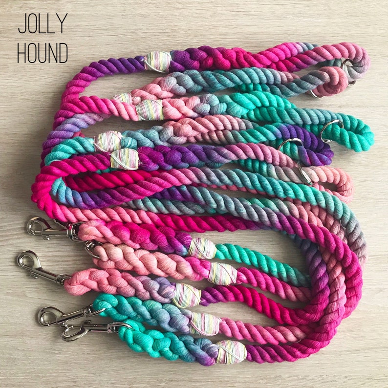 Rope Dog Lead Marble