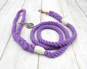 Pastel Rope Dog Lead