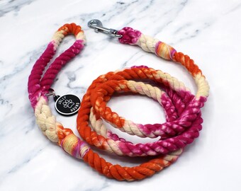 12mm Galaxy Dog Lead | Tie Dye | Rope Dog Leash | Dog Rope Lead