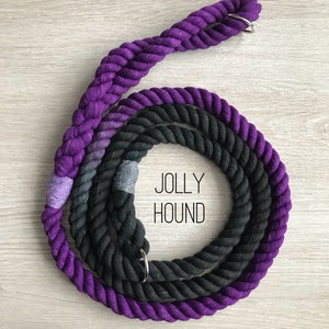 12mm 6FT Ombre Slip Lead / Slip leash / dog lead / dog leash / dog slip lead / dog slip leash / ombre lead / rope leash / rope lead / rope s