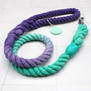 Dog Lead 14mm Faded Ombré / rope dog lead / dog leash / rope leash