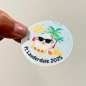 JW Sunny Sheep Ft Lauderdale Special Convention Sticker Regalo para asamblea especial 2025