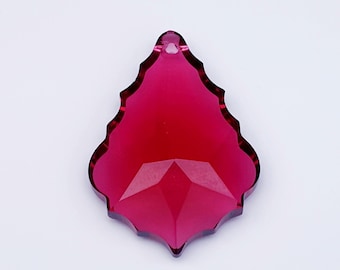 Vintage Swarovski Crystal Pendant 8901 Baroque 38 mm Bordeaux.