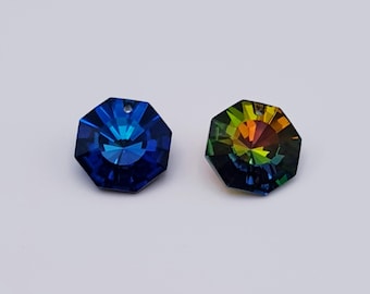 バミューダブルー UNF (14 MM) ヴィンテージ スワロフスキー アート