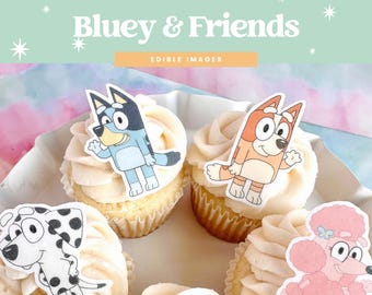 Essbare Cupcake Toppers | 12er Set Geburtstags-Tortenstecker aus Oblatenpapier