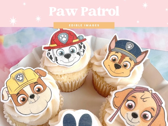 Paw Patrol | Edible Birthday Cupcake Toppers | Set of 12