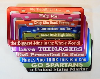Custom Panel License Plate Frames - Dealer Plate Frames | Quality