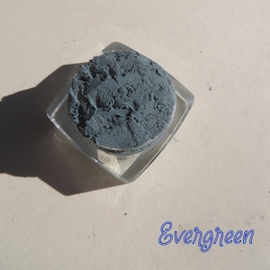 Evergreen Matte Green Mineral Eyeshadow: Vegan, Cruelty-Free