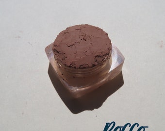 ROCCO - Medium Matte Brown Loose Powder Mineral Eyeshadow, Vegan Loose Pigments, Eco-Friendly Mineral Makeup Eye Shadow