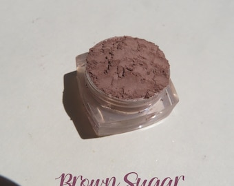 BROWN SUGAR - Pale Matte Brown Mineral Eyeshadow, Loose Minerals Pigments, Eco-Friendly, Vegan Mineral Makeup Eye Shadow