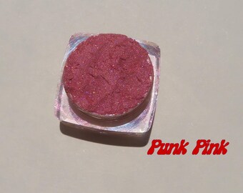Punk Pink - Vegan Mineral Eyeshadow: Sparkle Pink Orange Loose Pigment