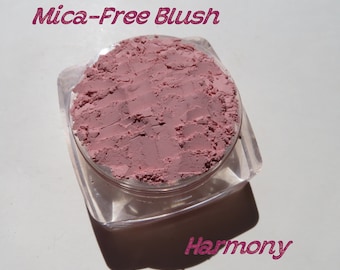 HARMONY - Vegan Mica Free Pink Loose Powder Mineral Blush, Cruelty-free Matte Loose Mineral Pigments Blush