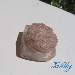 TABBY - Shimmer Taupe Brown Mineral Eye Shadow, Loose Pigment Eco-Friendly, Vegan Mineral Makeup Eyeshadow