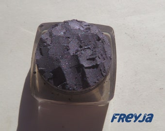 FREYJA - Dark Purple Blue Shimmer Mineral Eye Shadow, Loose Pigments, Cruelty-Free Vegan Mineral Eyeshadow