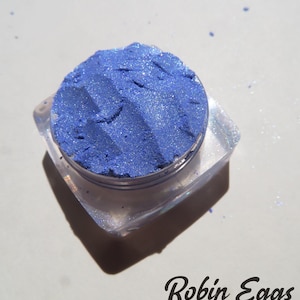 Robin Eggs Blue Shimmer Mineral Eyeshadow: Vegan, Cruelty-Free