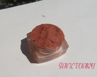 SANCTUARY - Matte Copper Brown Mineral Eye Shadow, Vegan Loose Pigment, Eco Friendly, Cruelty-Free Mineral Eyeshadow
