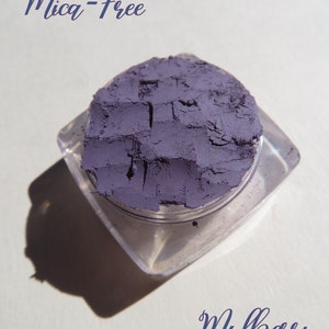 MULBERRY Fard à paupières minéral prune foncé mat, sans mica, pigments libres, ombre à paupières minérale végétalienne image 2