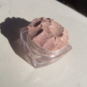PANDORA Nude Semi-Sheer Sparkly Shimmer Vegan Mineral Eyeshadow, Loose Pigments, Heavy Shimmer Mineral Eye Shadow image 4