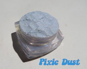 PIXIE DUST - Sky Blue Semi-Sheer Sparkly Shimmer Mineral Eyeshadow, Loose Pigments Cruelty-free Vegan Mineral Eye Shadow