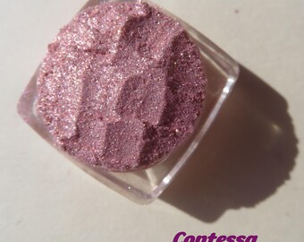 Contessa - Pale Pink Glitter Eyeshadow: Vegan Mineral Shimmer