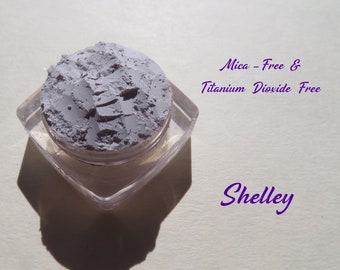 SHELLEY - Matte Super Pale Purple Mica-Free & Titanium Dioxide Free Mineral Eyeshadow Vegan Loose Pigments Cruelty-Free Mineral Eye Shadow