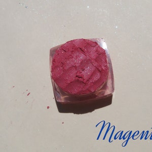 Magenta Shimmer Mineral Eyeshadow: Vegan Loose Powder